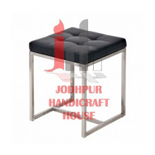 Cushioned Metal Stool